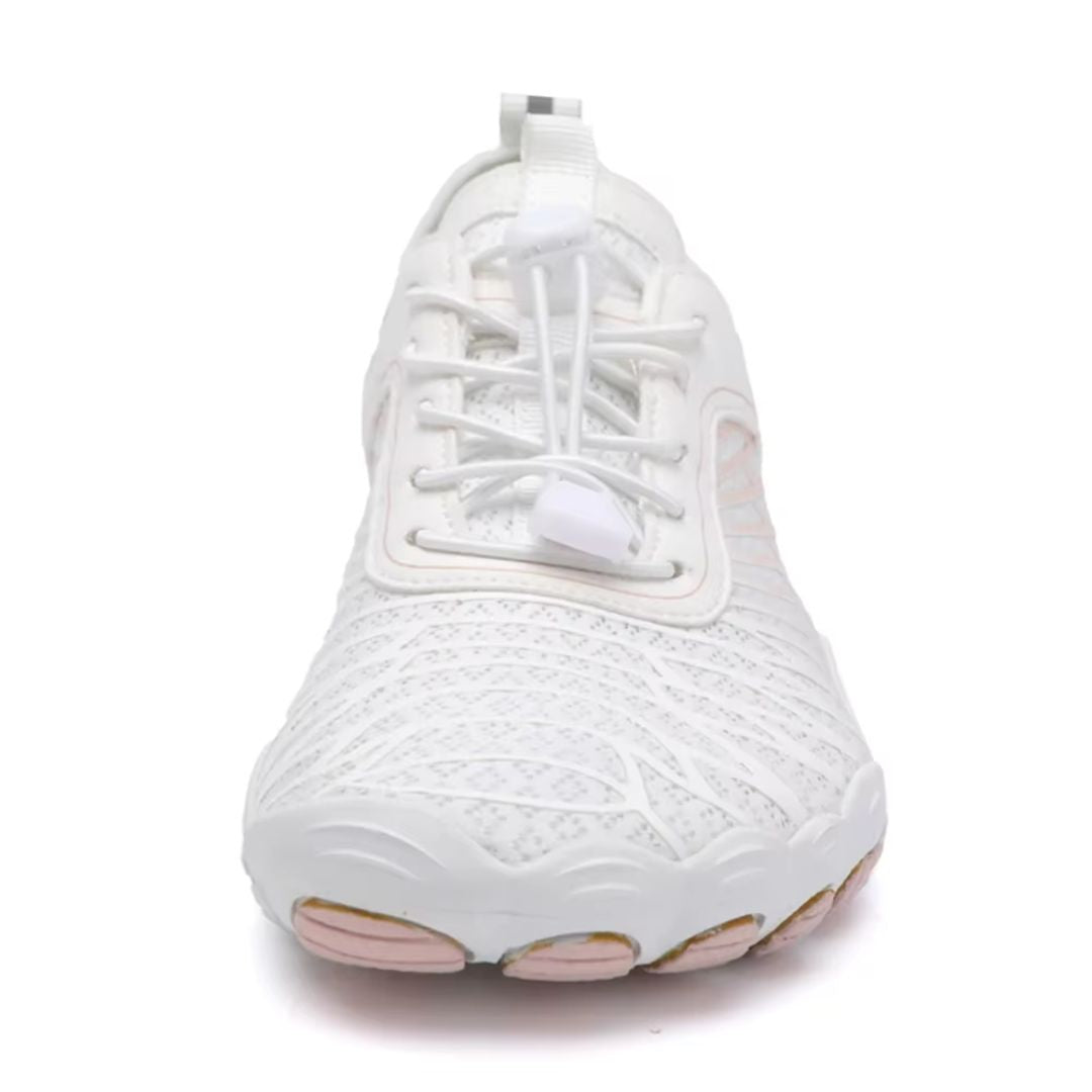 Barfotsko Zero Drop bred tåboks lette fleksible sko til trening tur og vann