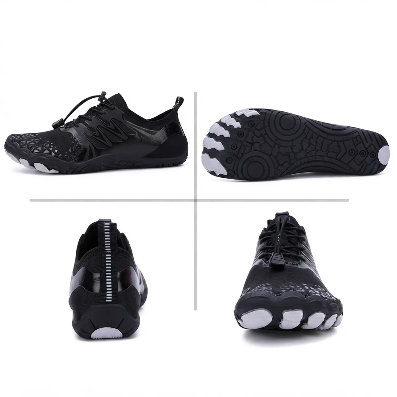 Barfotsko svart | BareGround Zero Drop