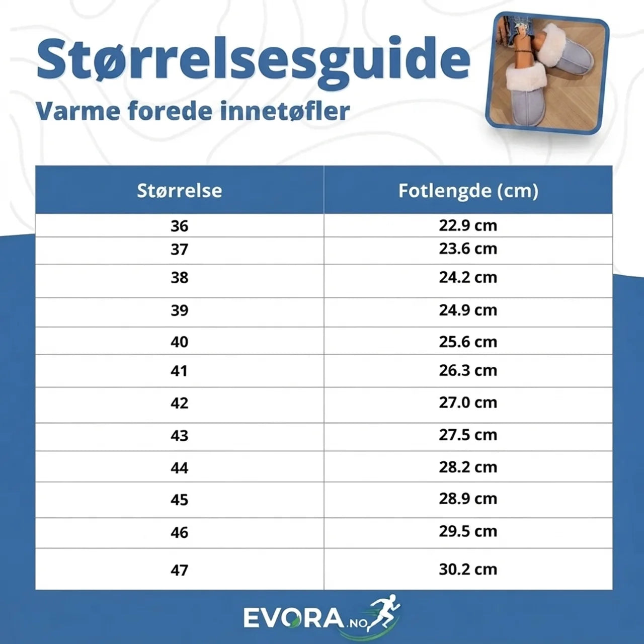 Innetøfler varmfôrede med sklisikker såle