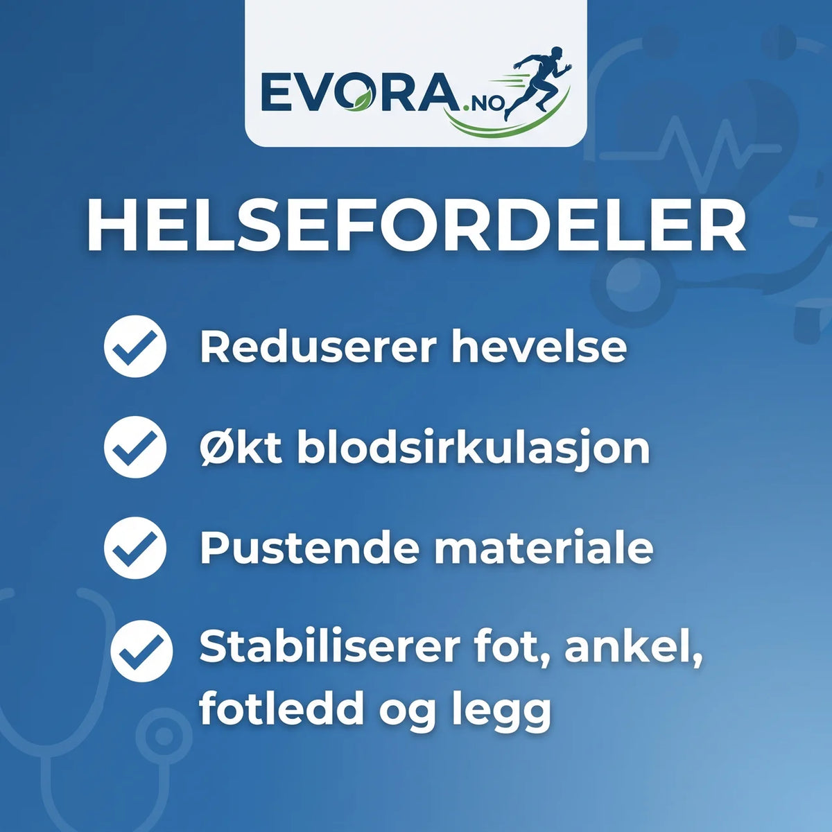 Kompressjonsstrømper 3 par – lange strømper med gradert kompresjon