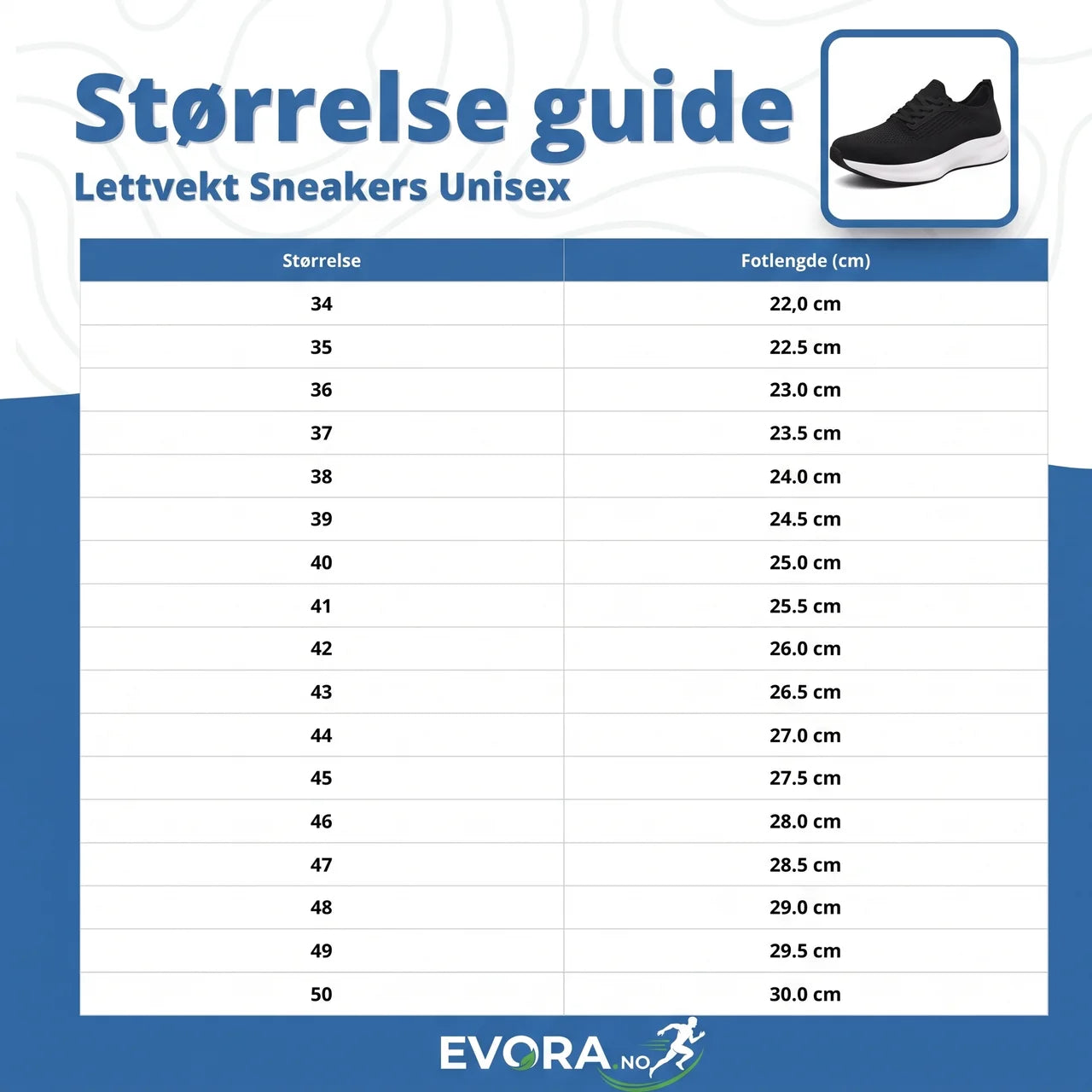 Lettvekt Sneakers Unisex