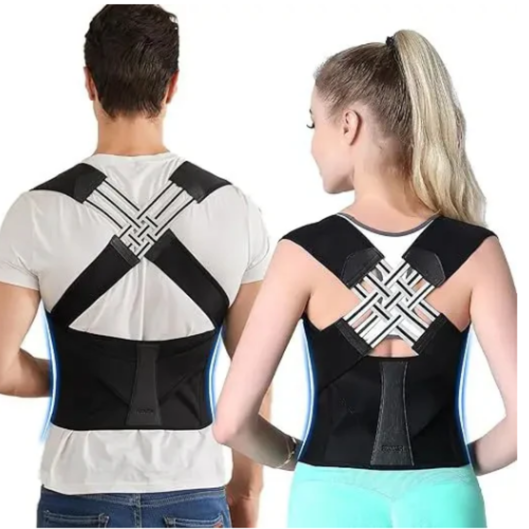 Holdningsvest justerbar holdningskorrigerer med ryggstøtte unisex komfortabel