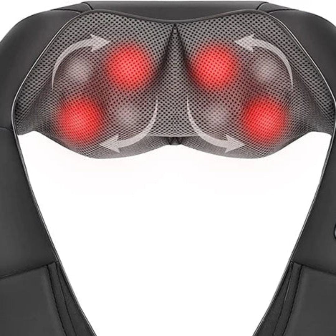 Shiatsu massasjeapparat med varme