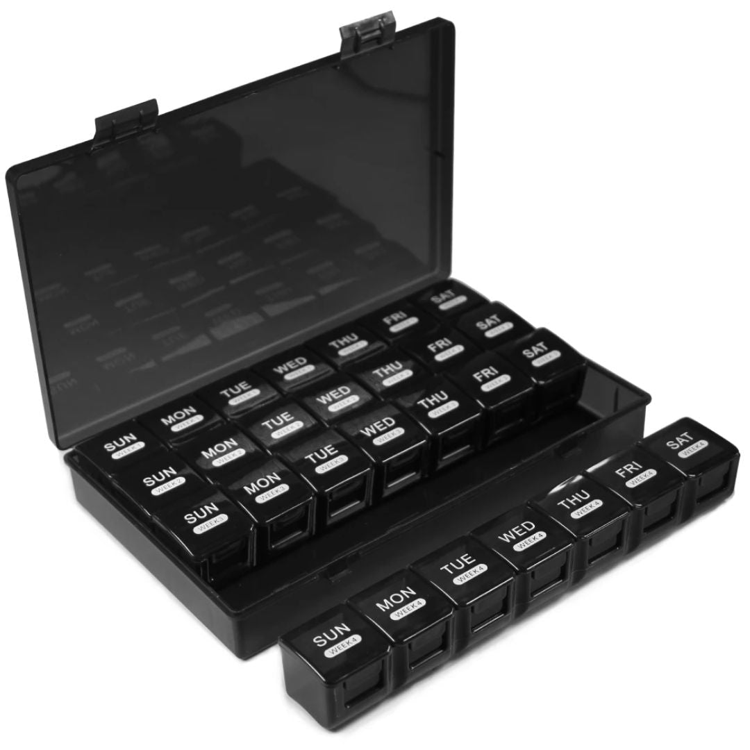 Pilleboks 4x7 med ukesinnsatser BPA-fri