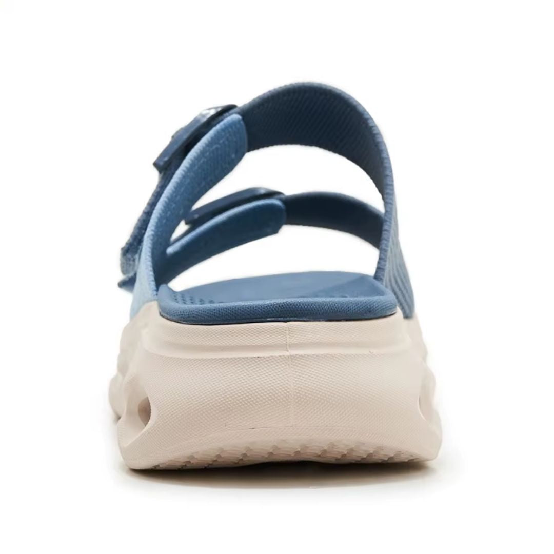 Sandaler dame med tykk såle justerbare spenner slip-in sommersandaler