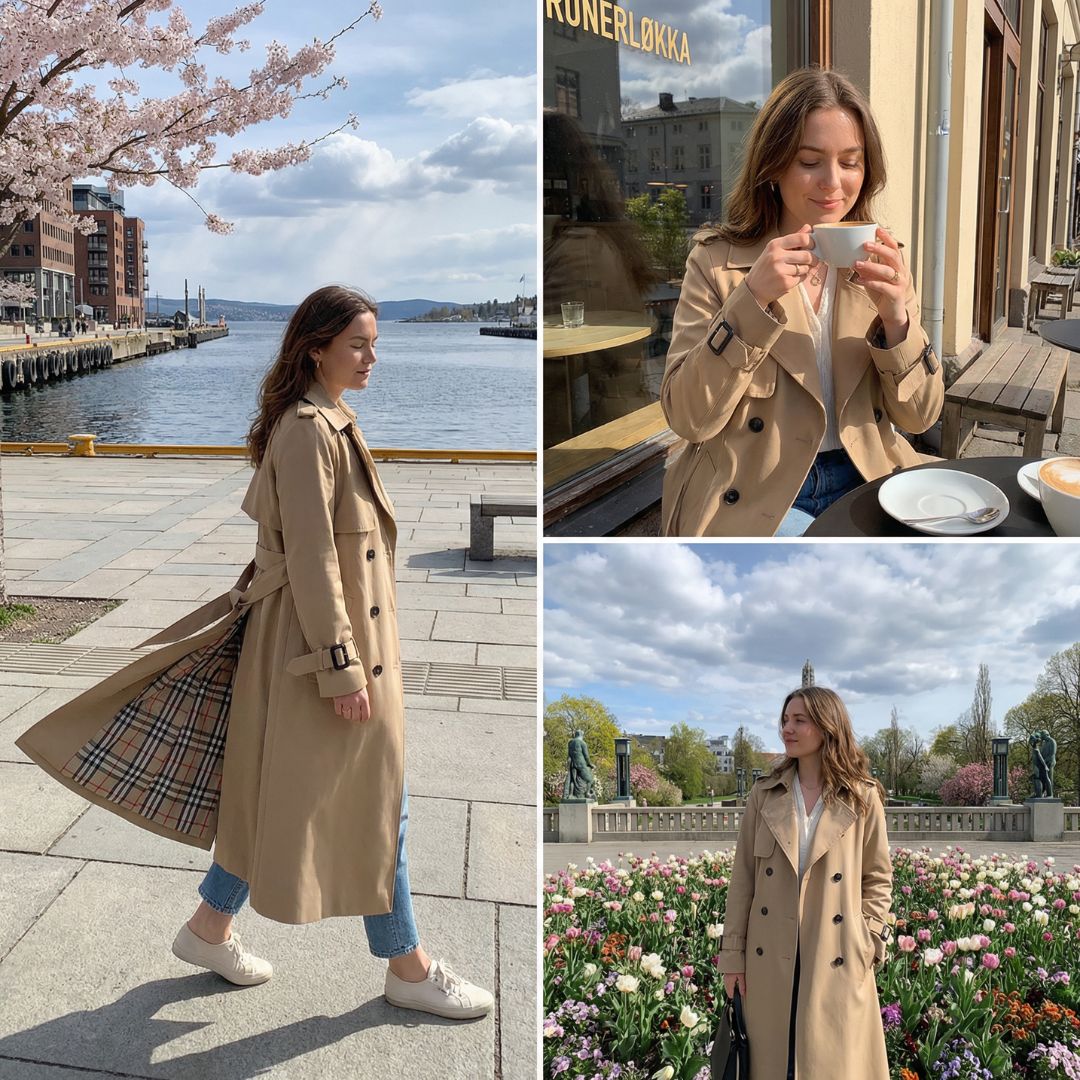 Solveig | Klassisk trenchcoat for kvinner