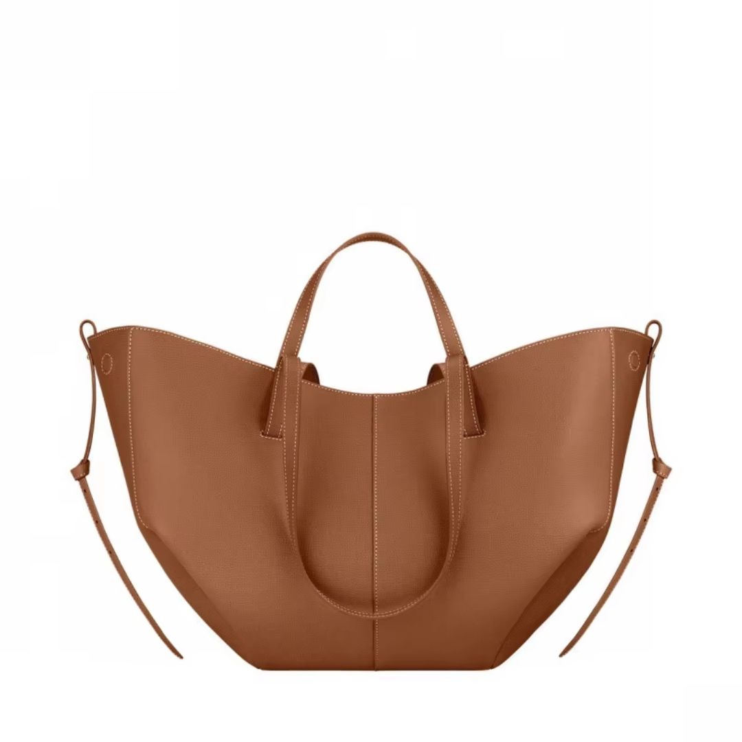 Vintage Tote Bag – Skulderveske i Skinn