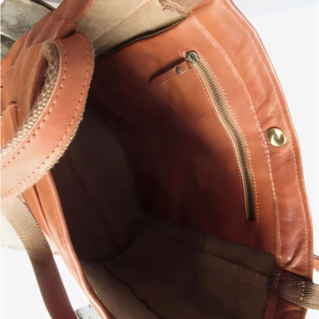 Vintage Skinnveske – Klassisk Skulderveske