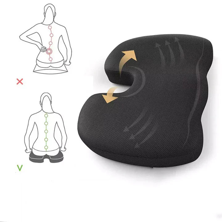 Sittepute med Memory Foam og Kjølende Gel