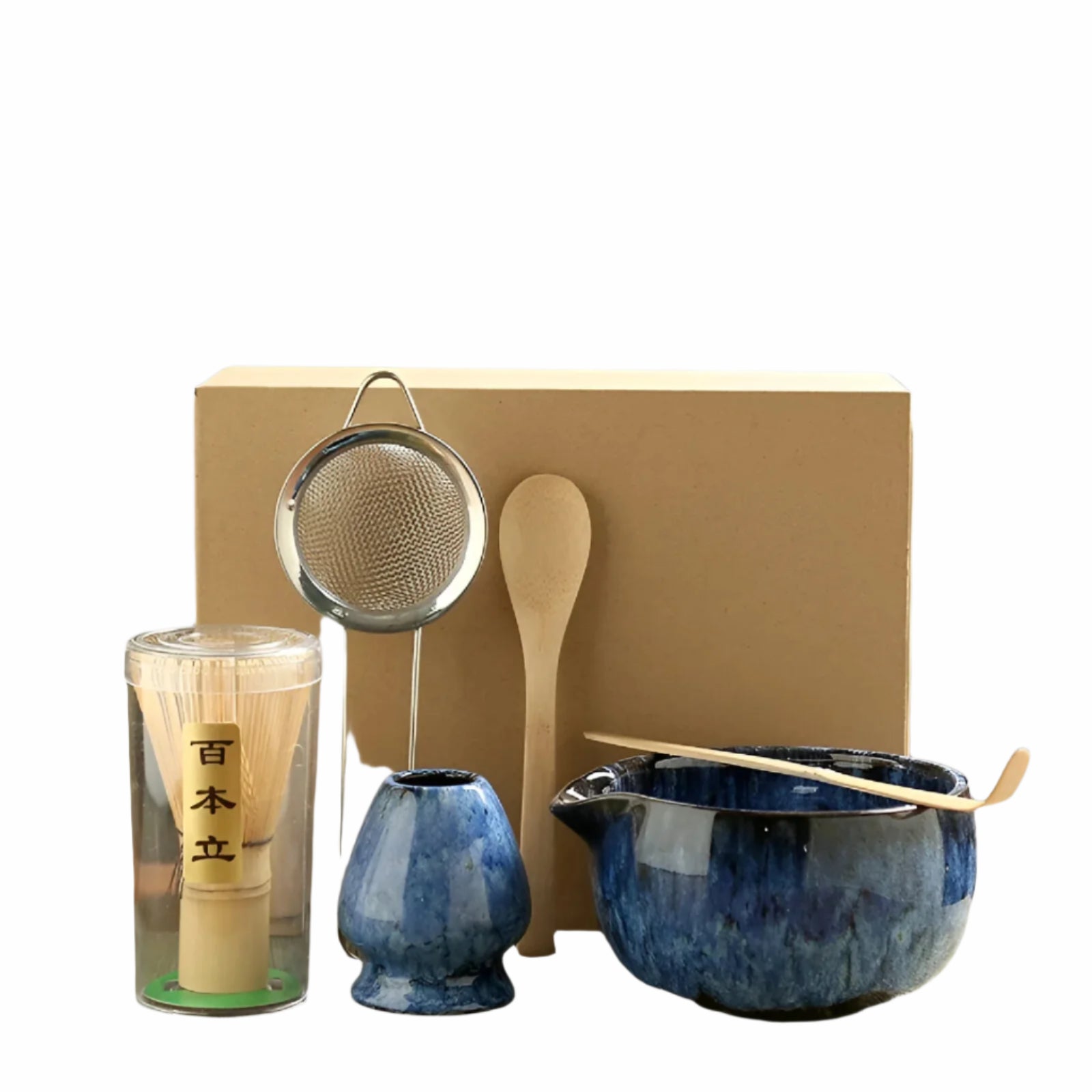 Matcha Keramikksett - Tradisjonell Te-Seremoni | 6 deler