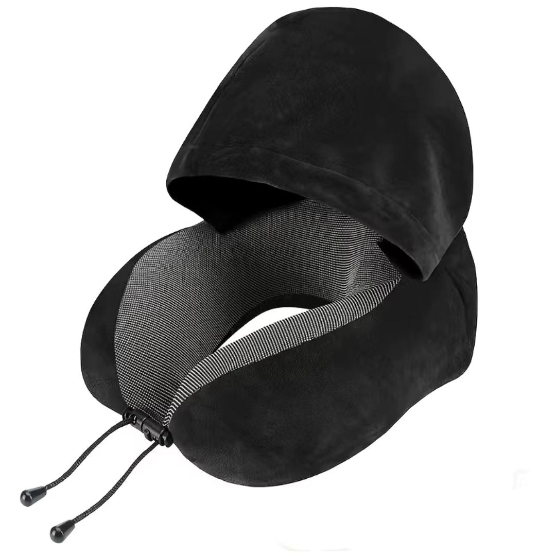 U-formet reisepute i memory foam for fly og reiser