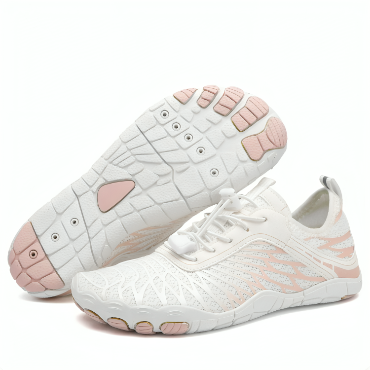 Barfotsko Zero Drop bred tåboks lette fleksible sko til trening tur og vann