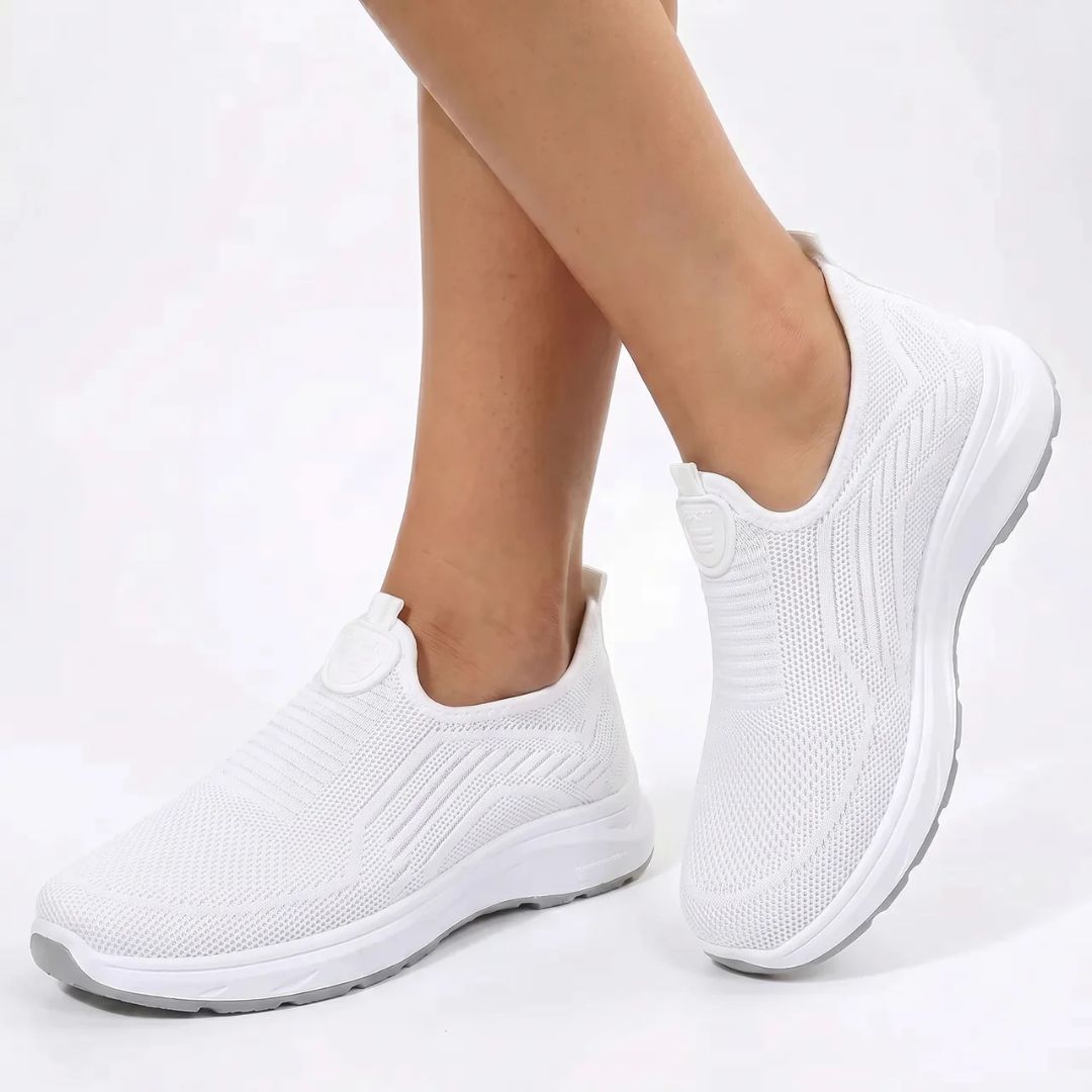 Dame Slip-On Sneakers i Mesh