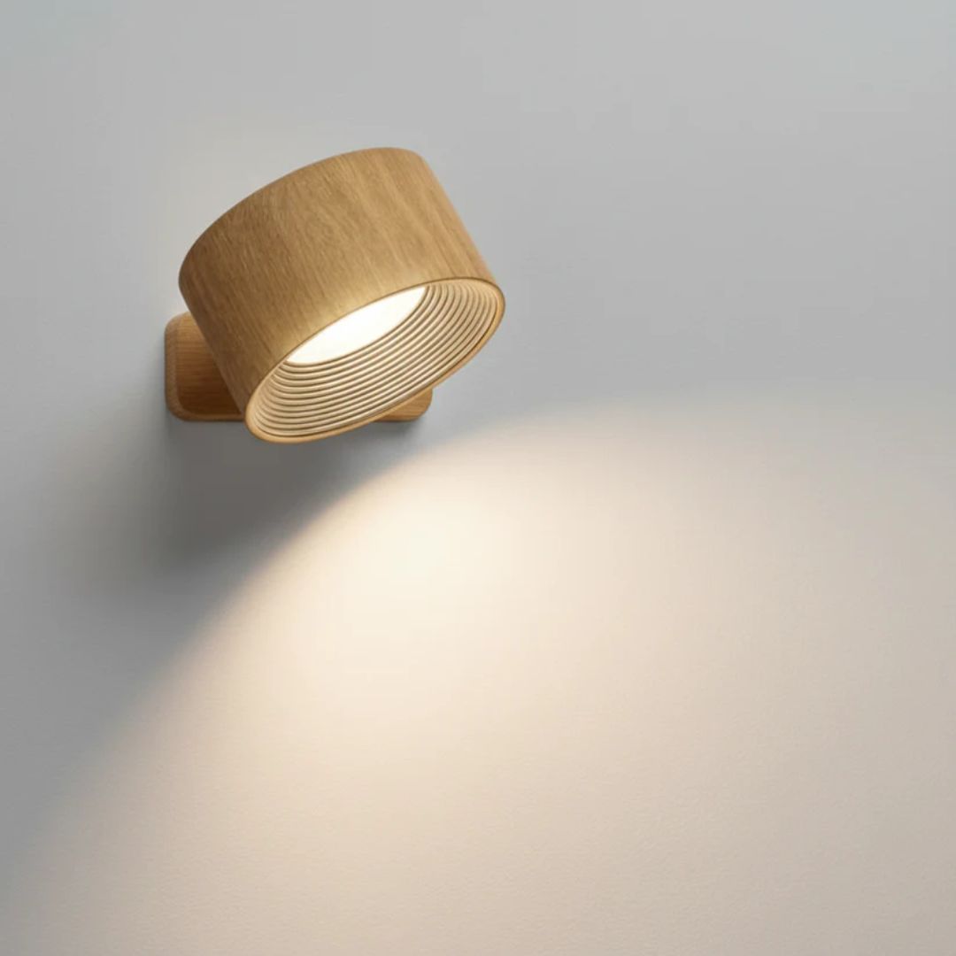 Trådløs Vegglampe med Justerbart LED-lys