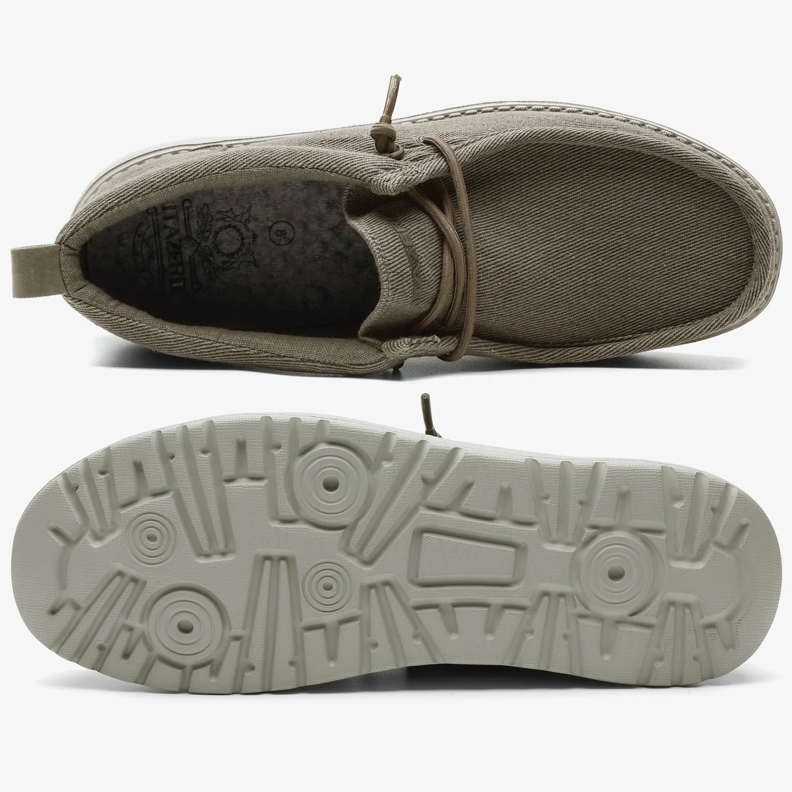 Herresko med snøredetalj