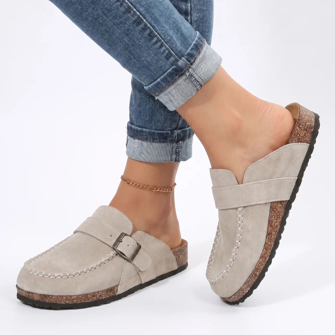 Lette loafers for dame med sklisikker såle