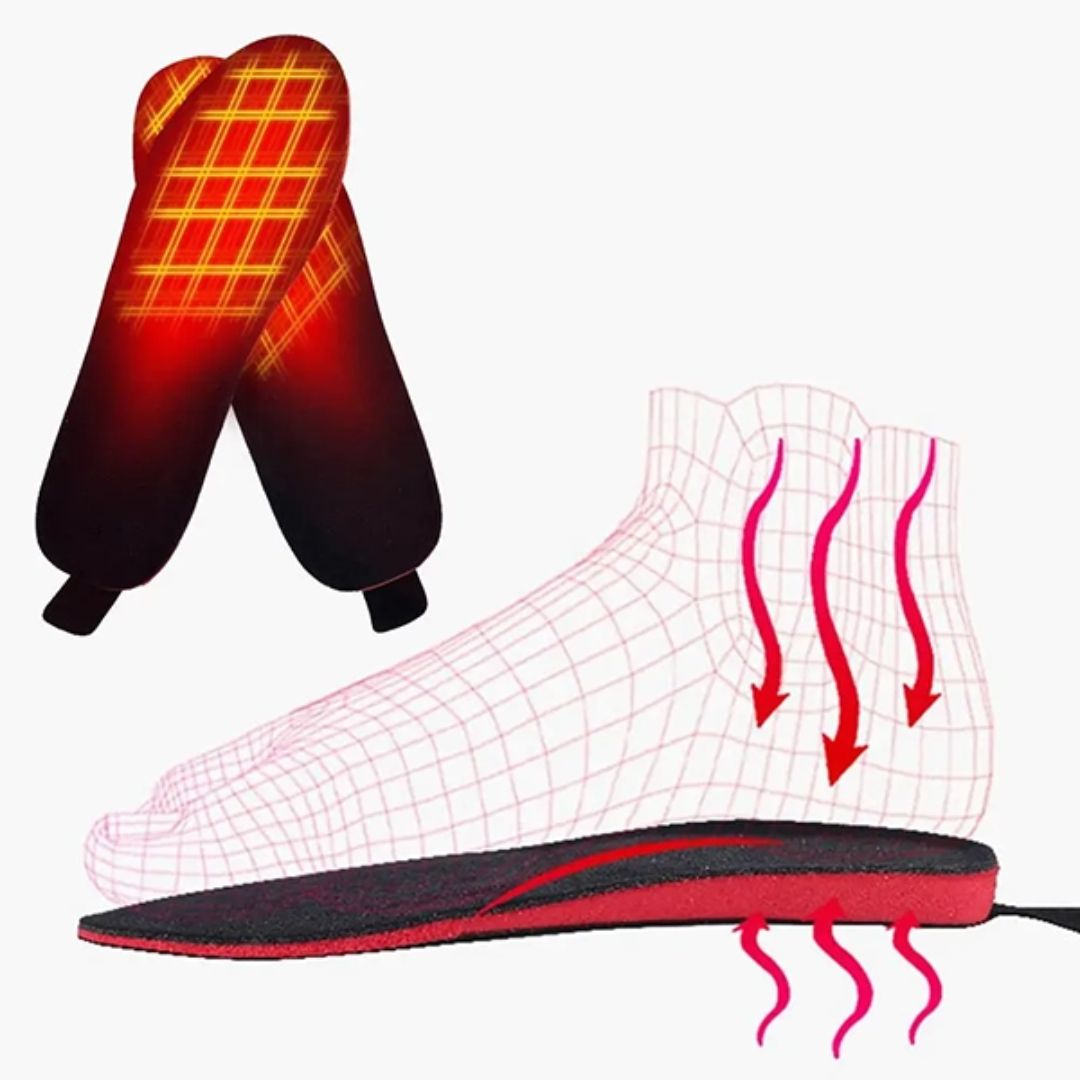 Oppladbare varmesåler med fjernkontroll – USB, 3 varmenivåer