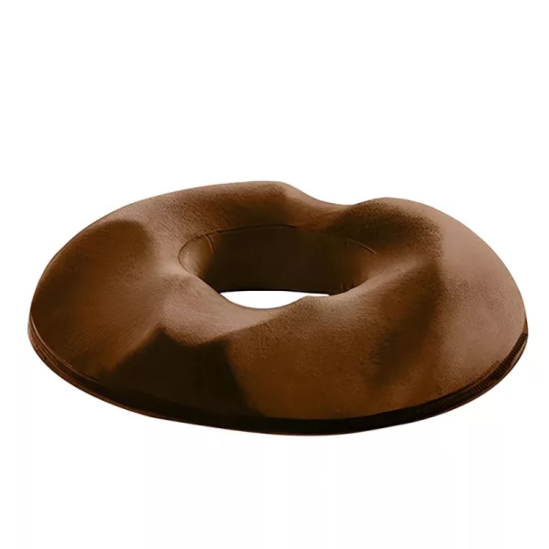 Donutpute i memory foam for komfortabel sitting