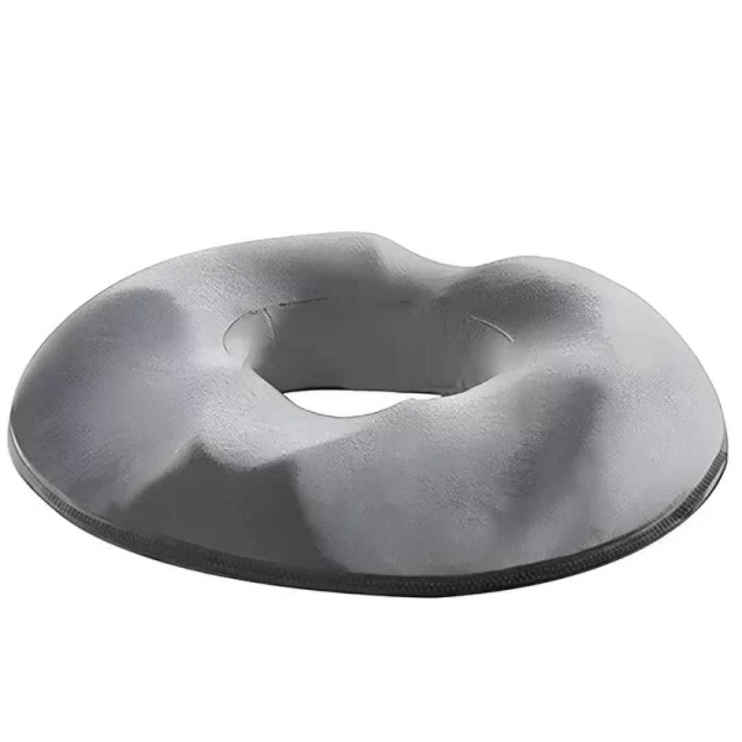 Donutpute i memory foam for komfortabel sitting