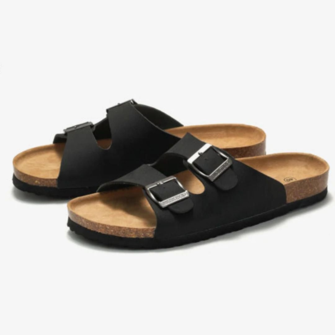 Sandaler med justerbare spenner