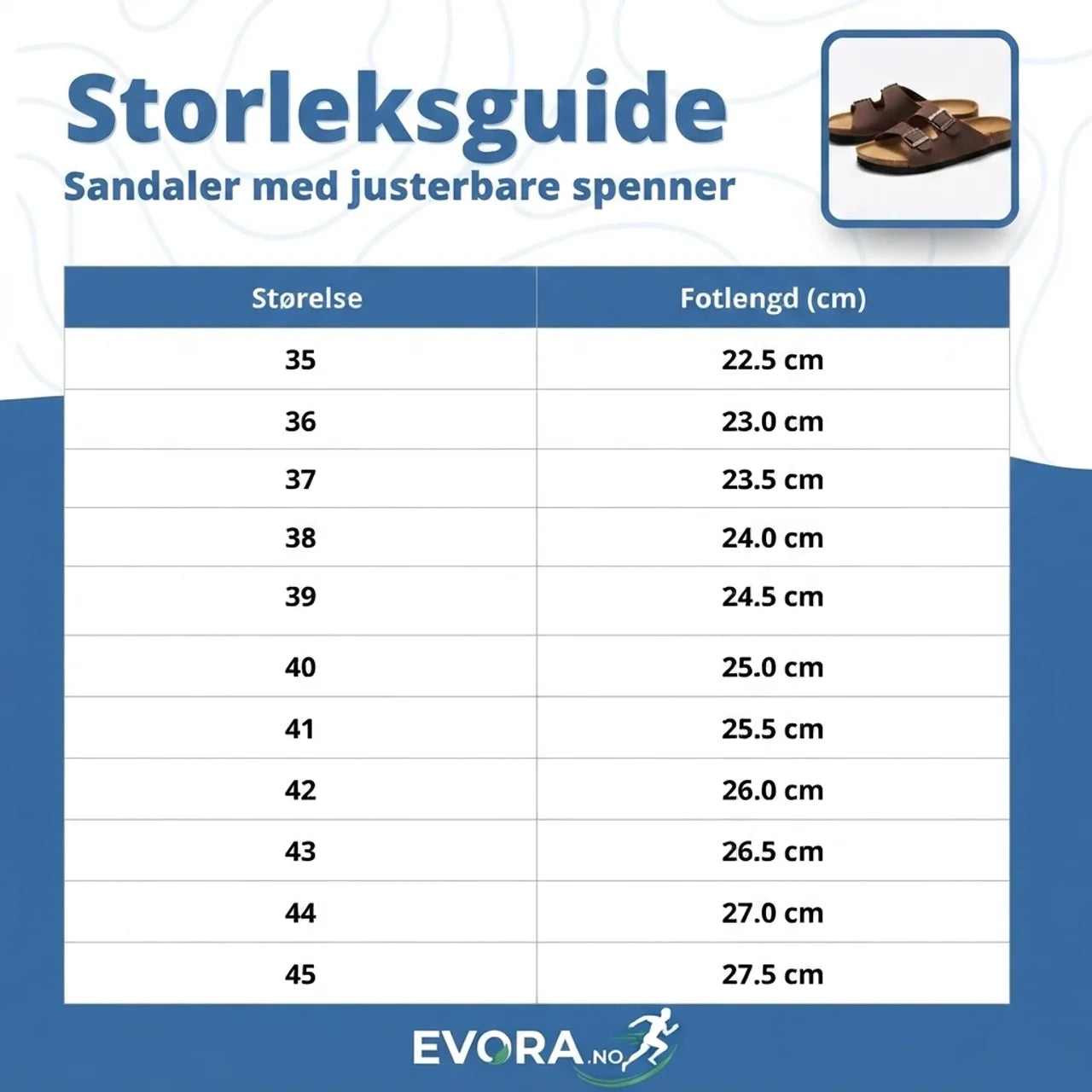Sandaler med justerbare spenner