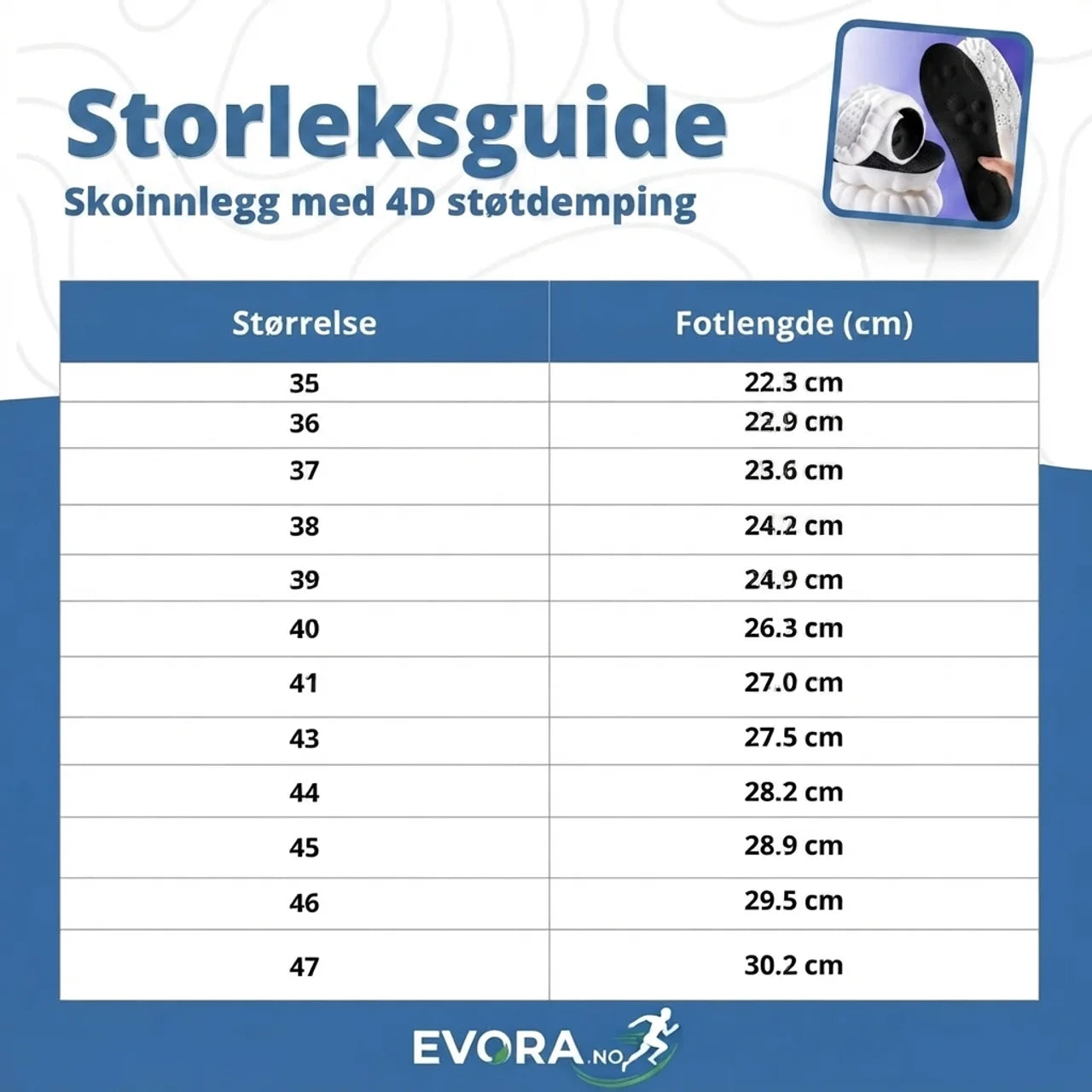 Skoinnlegg 4D innleggssåler lette pustende innlegg til sko
