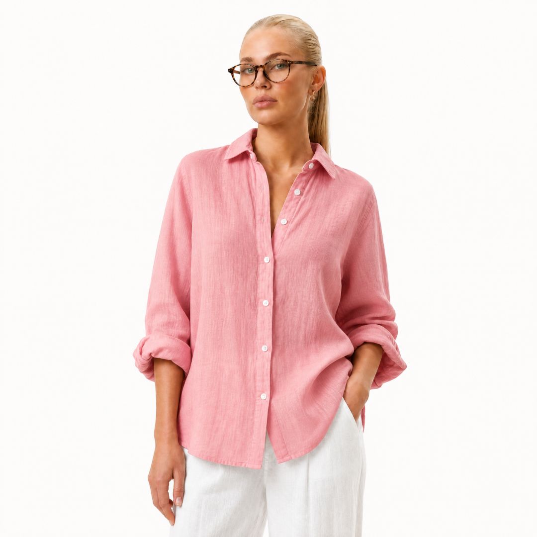 Sunniva| Luftig skjorte, løst sittende linne