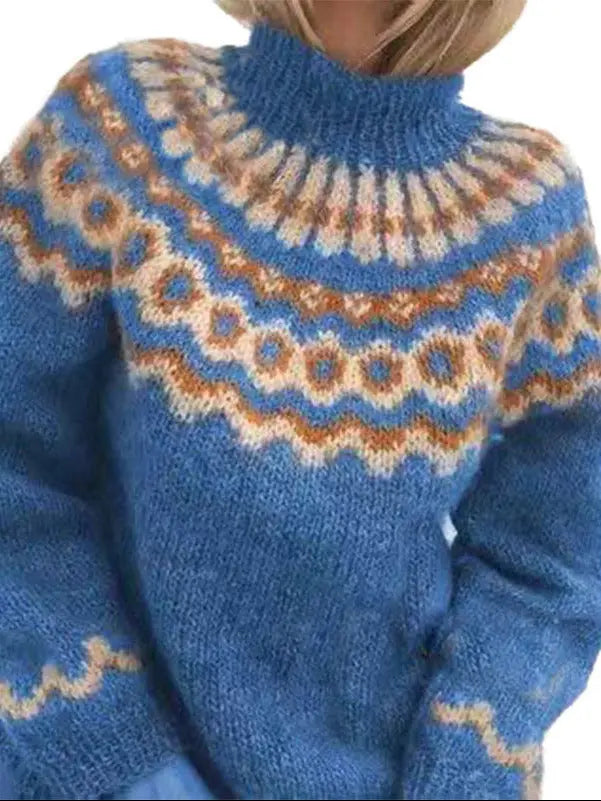 Embla | Islandsk Ullgenser – Klassisk Nordisk Mønster og Varm for Vinter
