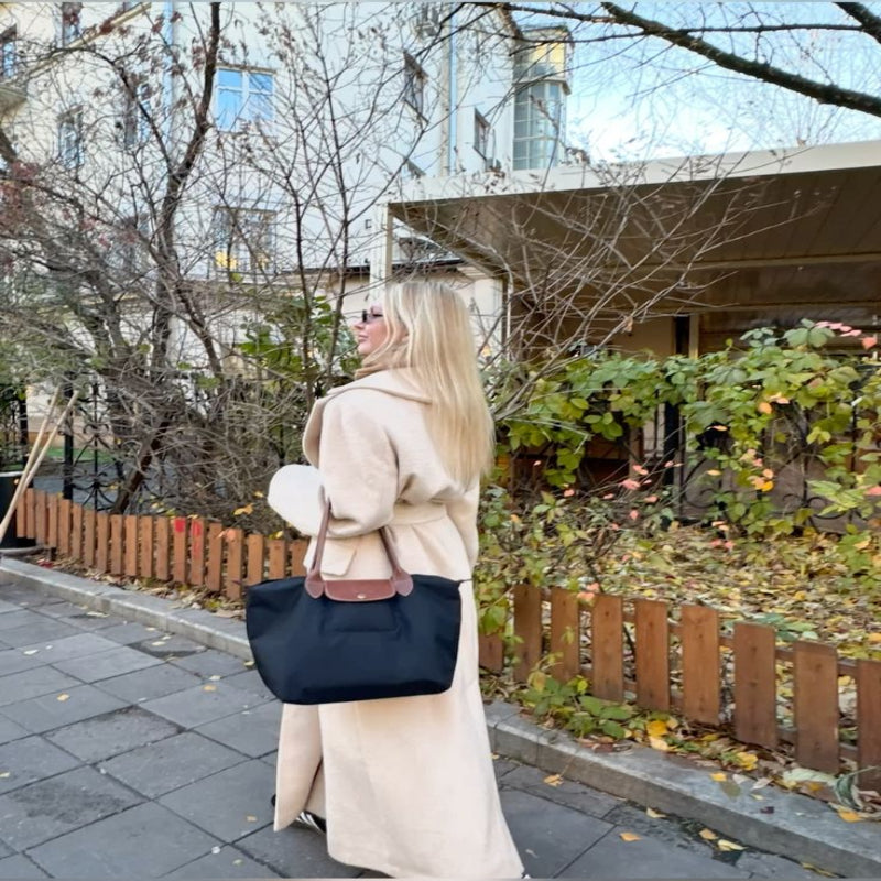 Elegant Shopperveske med Stropp