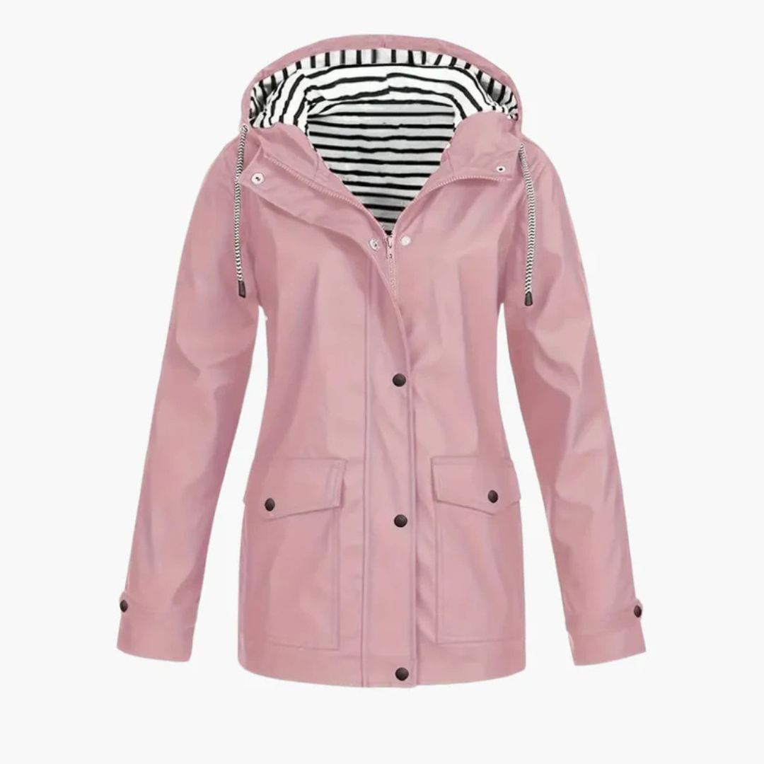 Hilde | Vindjakke med Glidelås – Stilig Jakke for Dame