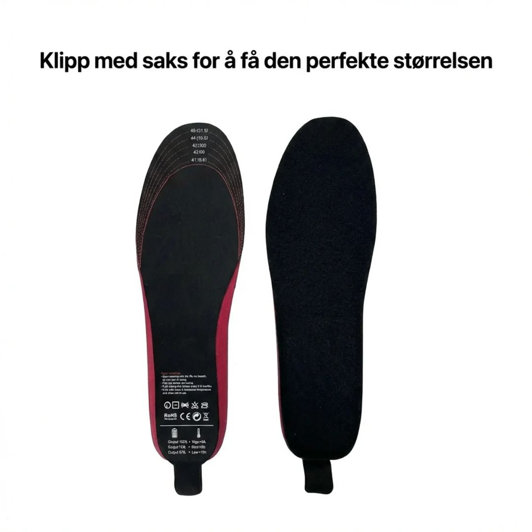 Oppladbare varmesåler med fjernkontroll – USB, 3 varmenivåer