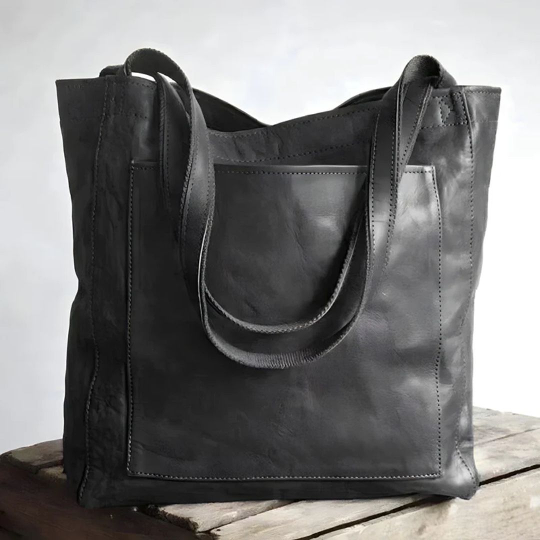 Vintage Skinnveske – Klassisk Skulderveske