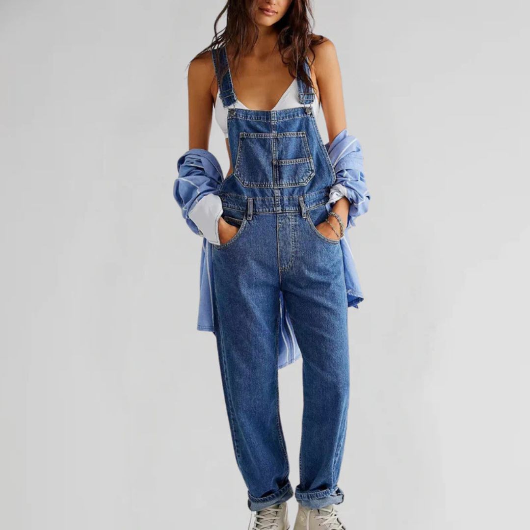 Kaja | Denim Kjeledress – Komfortabel og Trendy for Dame