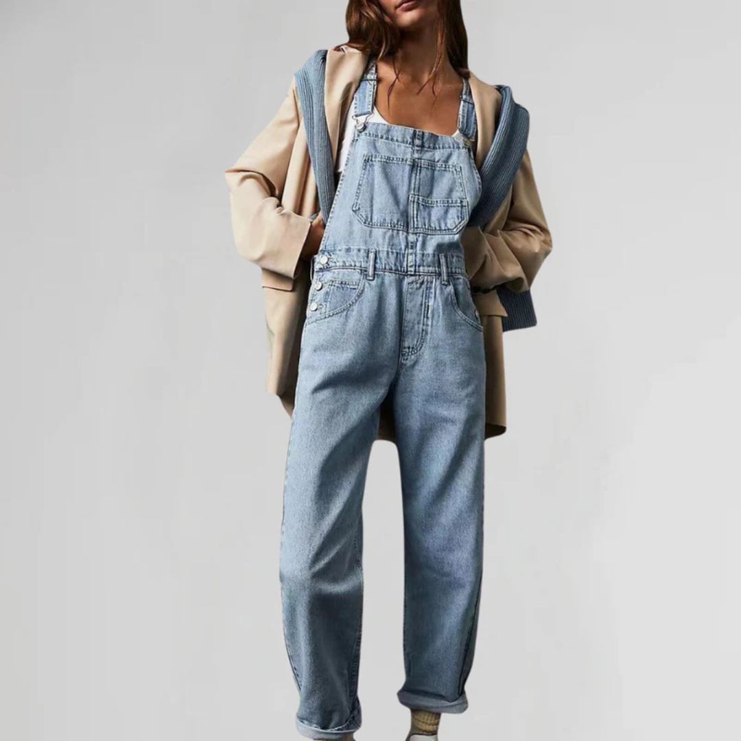 Kaja | Denim Kjeledress – Komfortabel og Trendy for Dame