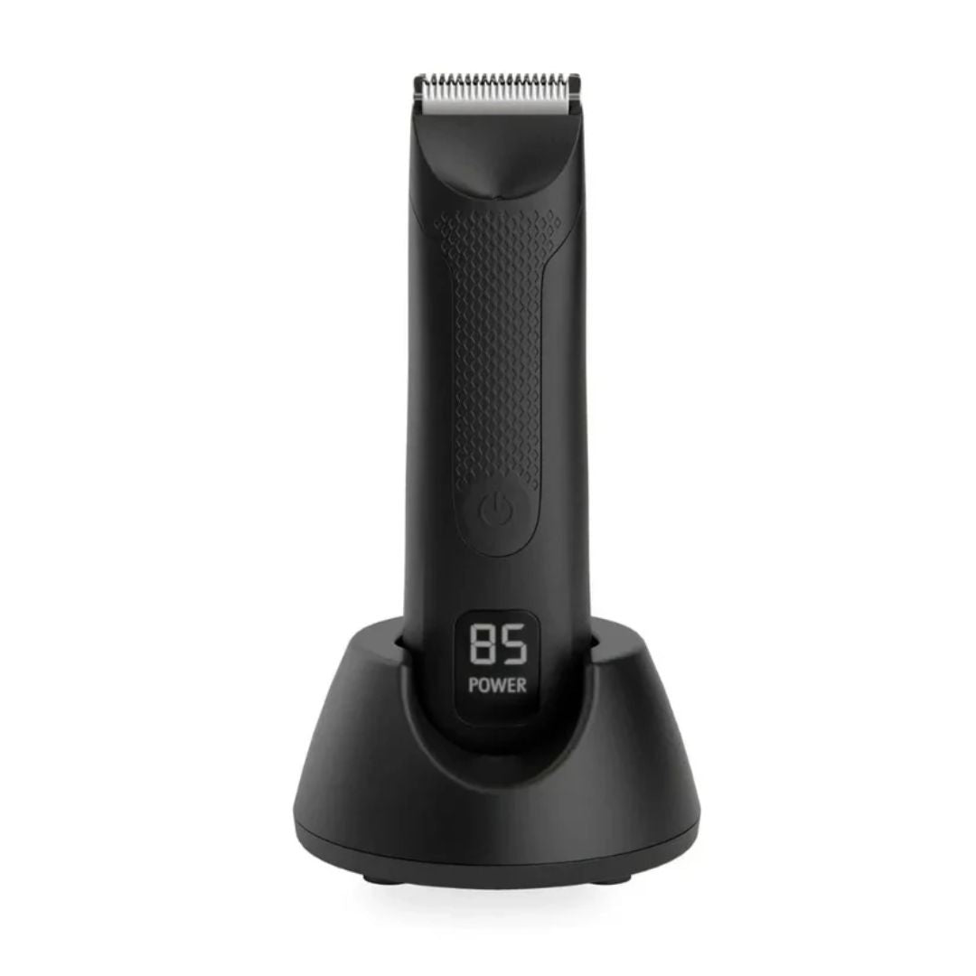 Kroppstrimmer keramiske blader oppladbar vanntett trimmer med LED-lys