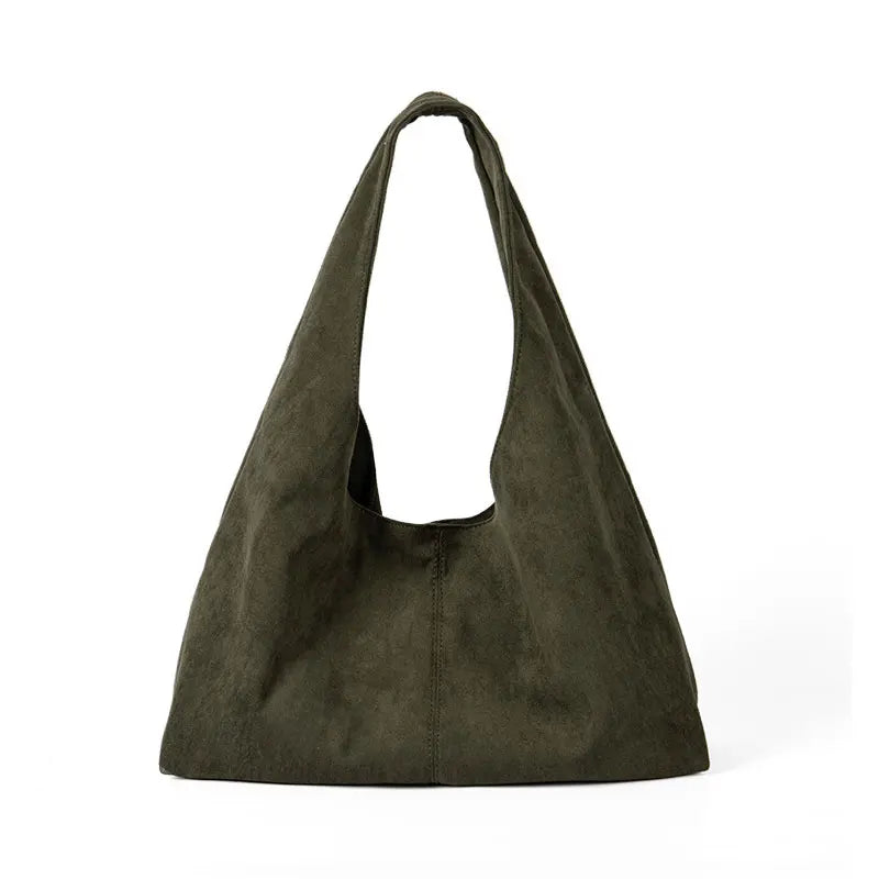 Leah | Elegant toteveske i semsket skinn